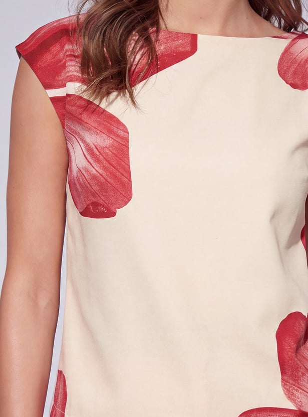 CODE Floral Print Top