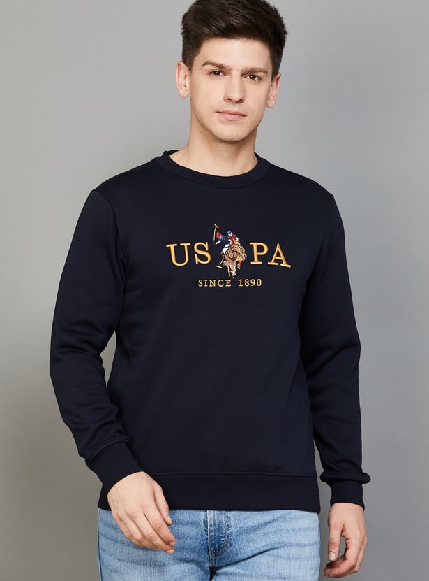 US POLO ASSN Brand Print Sweatshirt