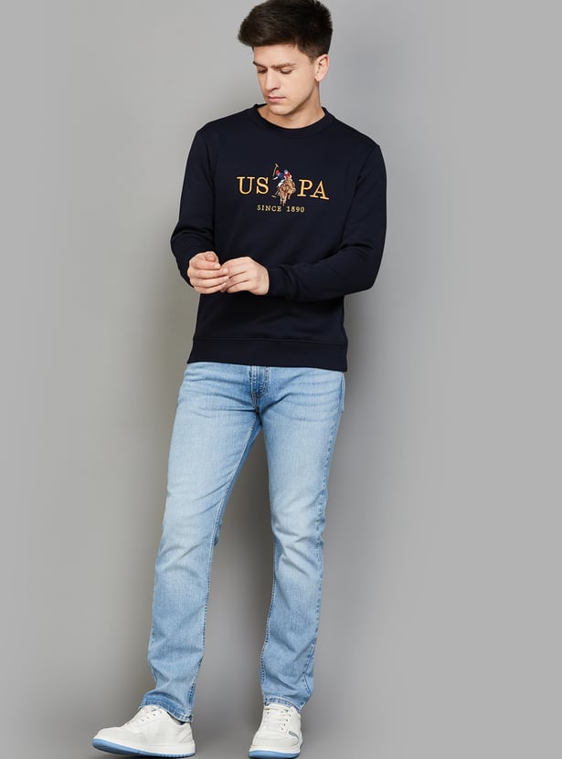US POLO ASSN Brand Print Sweatshirt