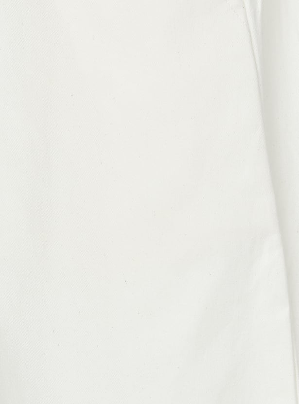 COLOUR ME Solid Straight Pants