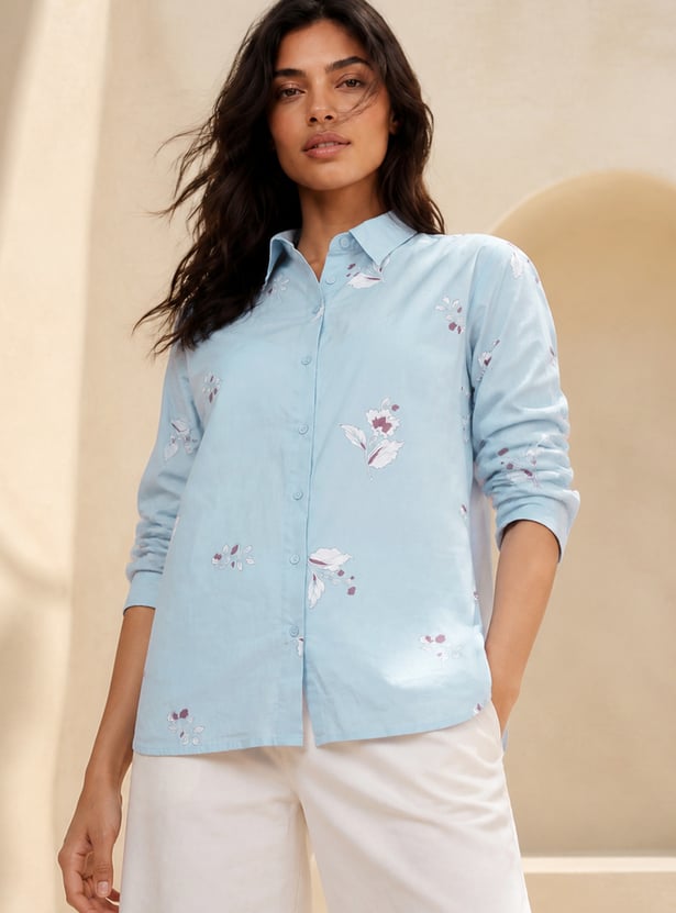 COLOUR ME Floral Print Shirt