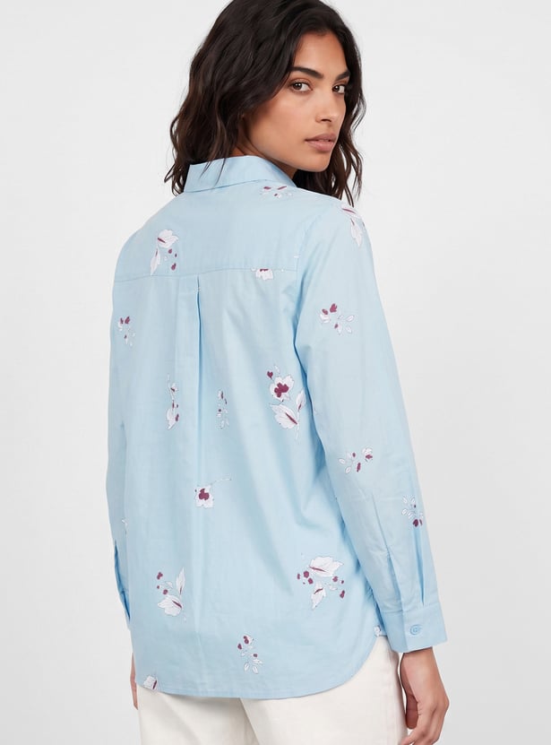 COLOUR ME Floral Print Shirt