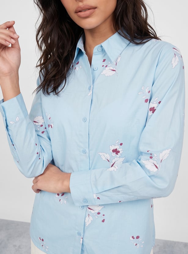 COLOUR ME Floral Print Shirt