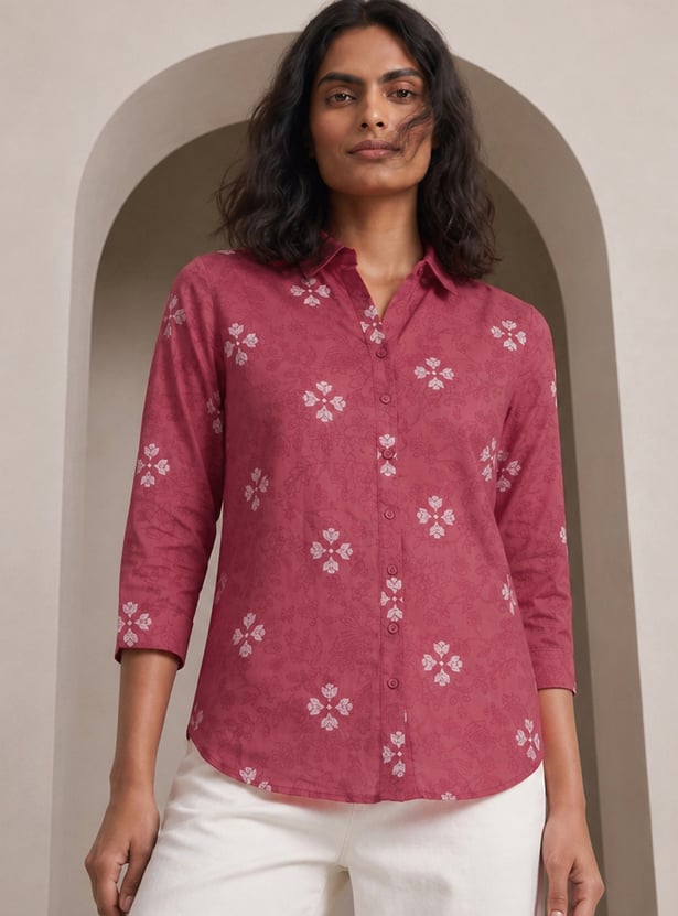 COLOUR ME Floral Print Shirt