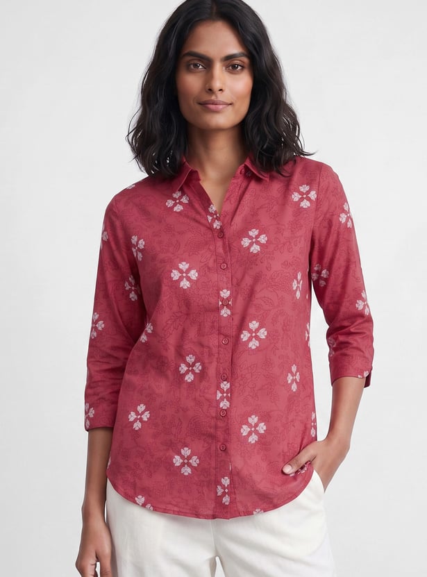 COLOUR ME Floral Print Shirt
