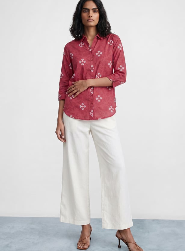 COLOUR ME Floral Print Shirt