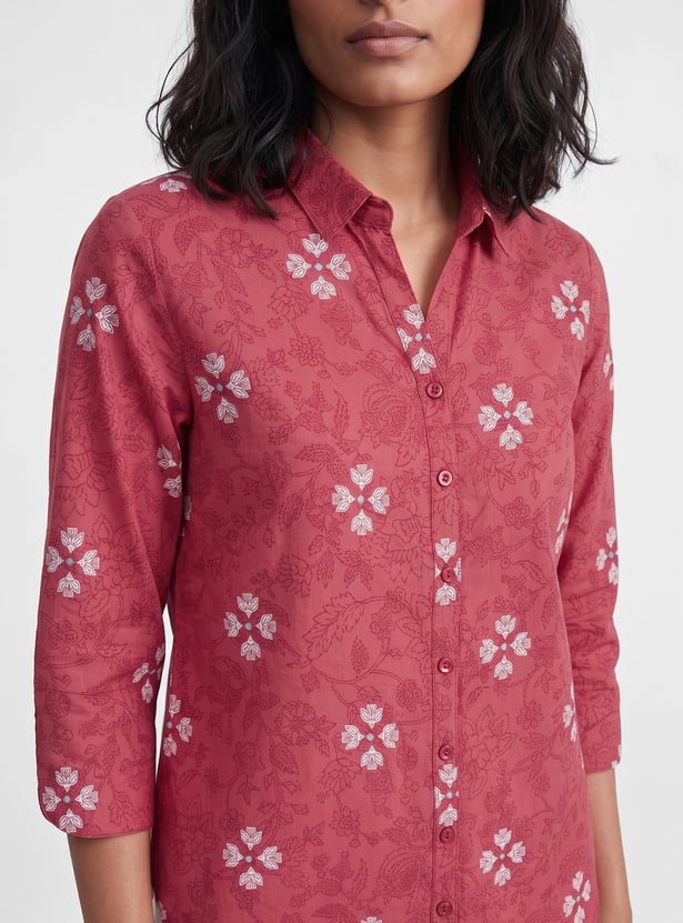 COLOUR ME Floral Print Shirt