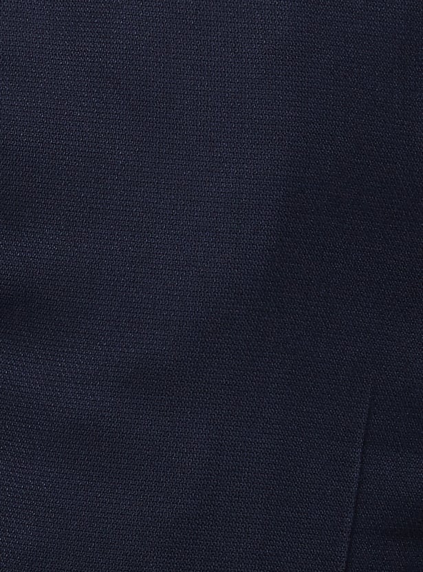 ARROW Solid Slim Straight Formal Trousers