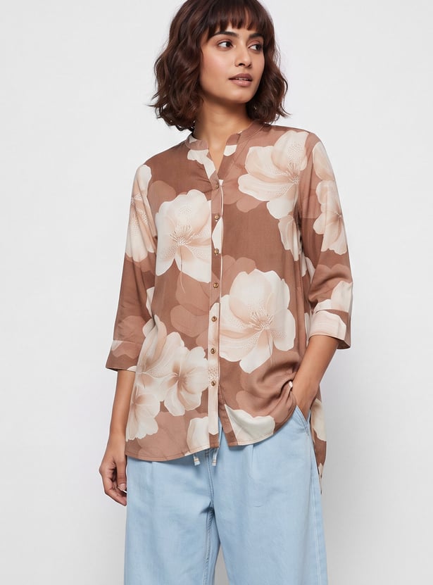 MELANGE Floral A-line Tunic