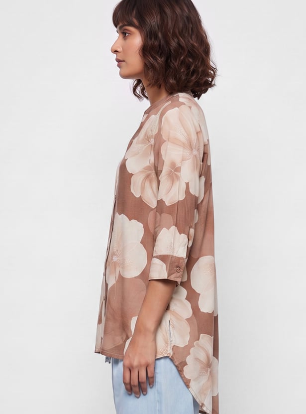 MELANGE Floral A-line Tunic