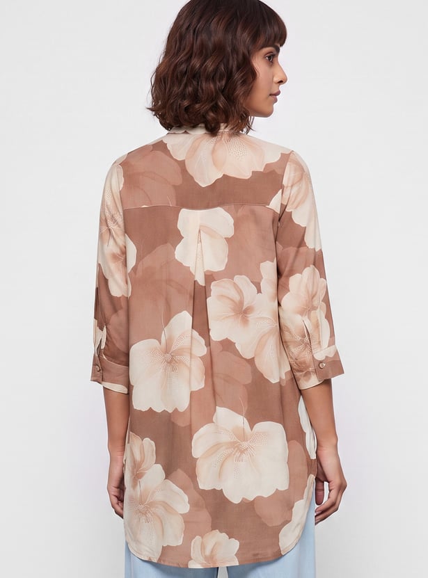 MELANGE Floral A-line Tunic