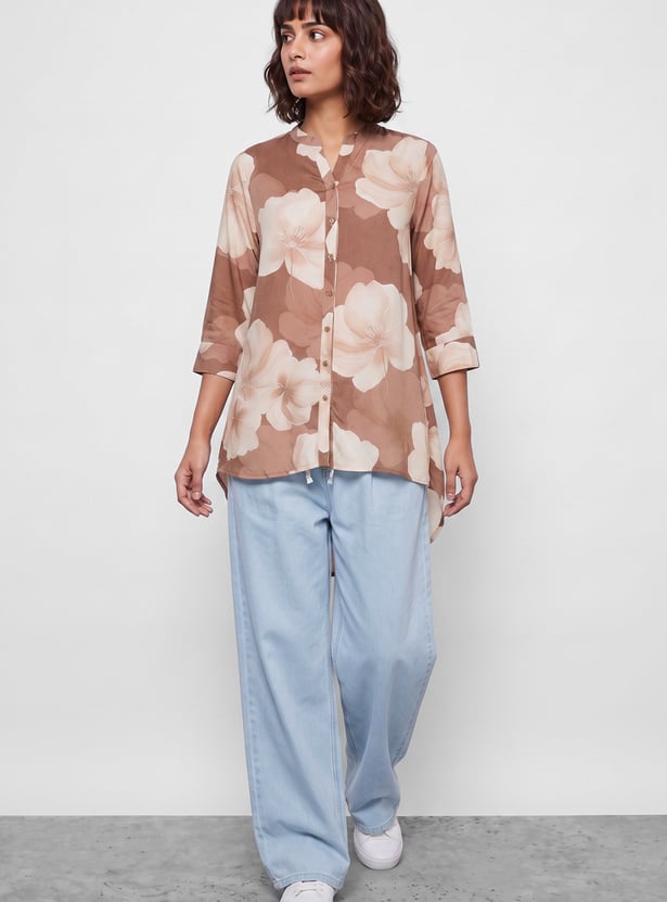 MELANGE Floral A-line Tunic