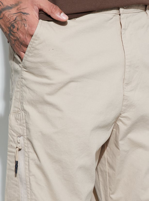 BOSSINI Solid Loose Fit Trousers