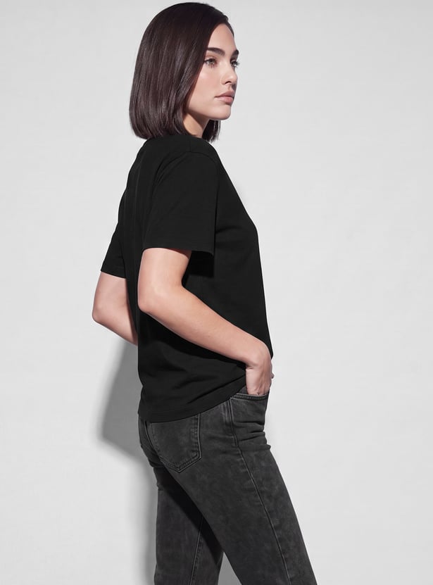 FAME FOREVER Solid T-shirt