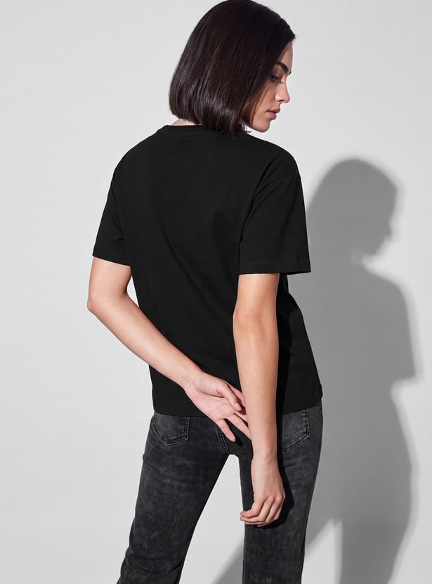 FAME FOREVER Solid T-shirt