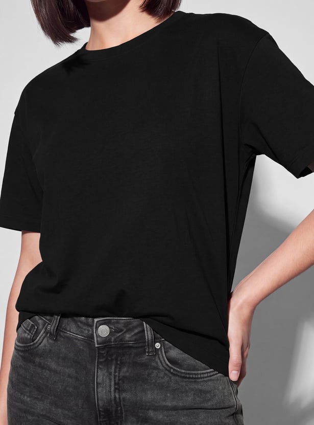 FAME FOREVER Solid T-shirt