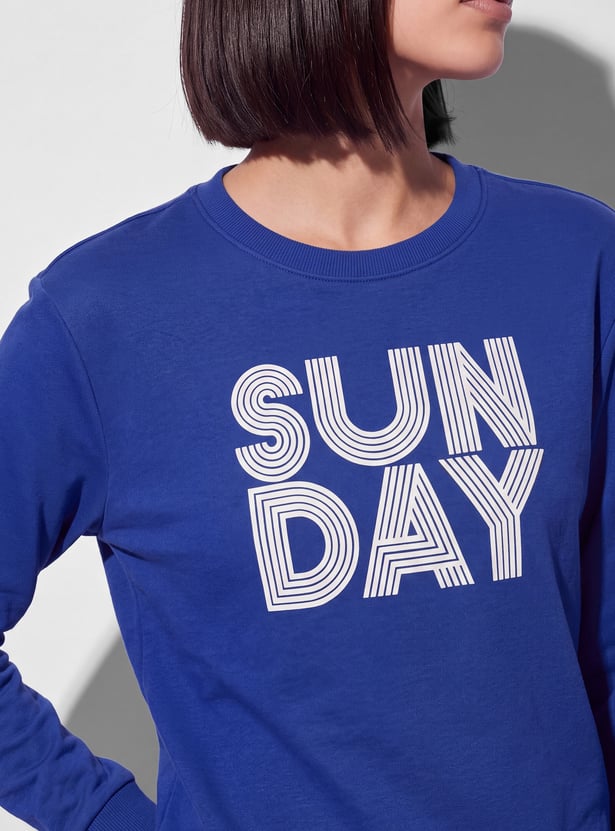 FAME FOREVER Typographic Print T-shirt