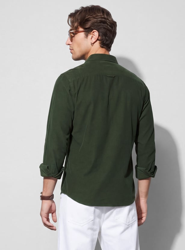 CODE Regular Fit Corduroy Shirt