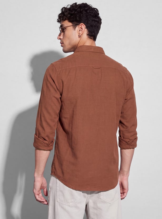 CODE Regular Fit Corduroy Shirt