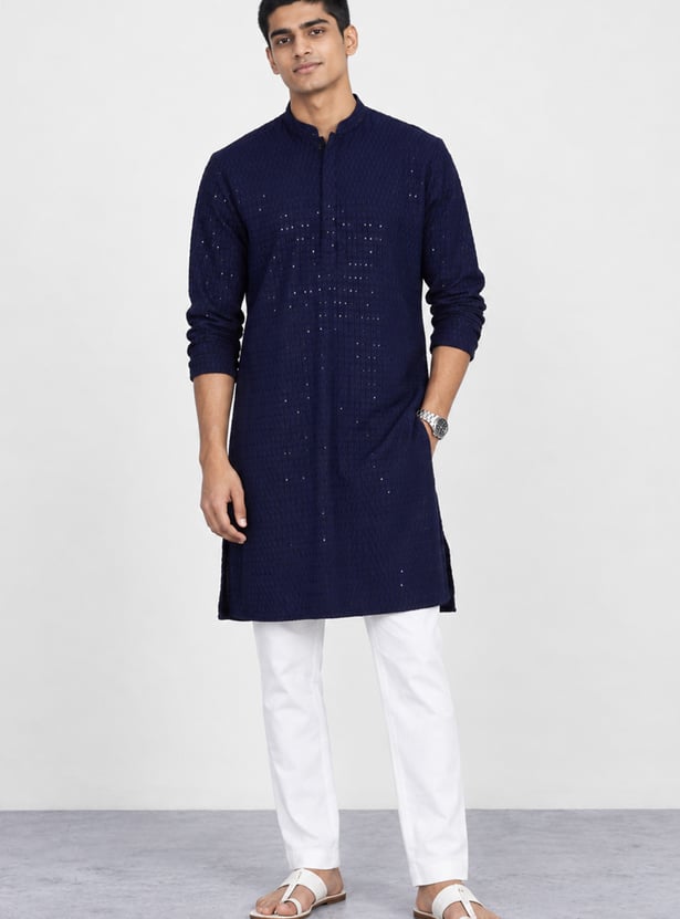 MELANGE Embellished Straight Kurta