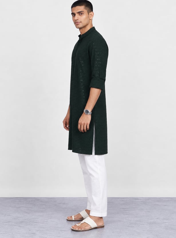 MELANGE Embellished Straight Kurta