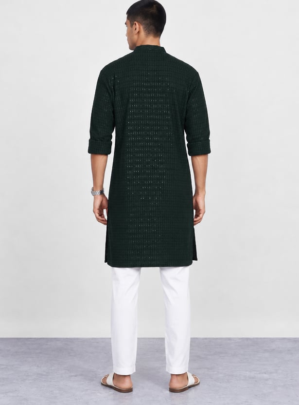 MELANGE Embellished Straight Kurta