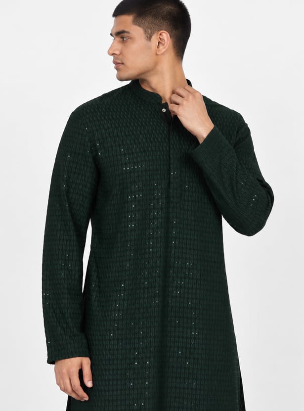 MELANGE Embellished Straight Kurta