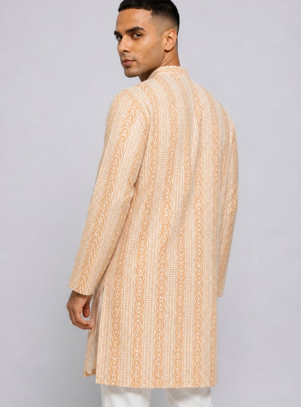 MELANGE Embroidered Knee Length Kurta