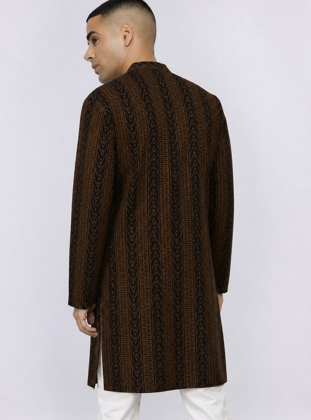 MELANGE Embroidered Knee Length Kurta