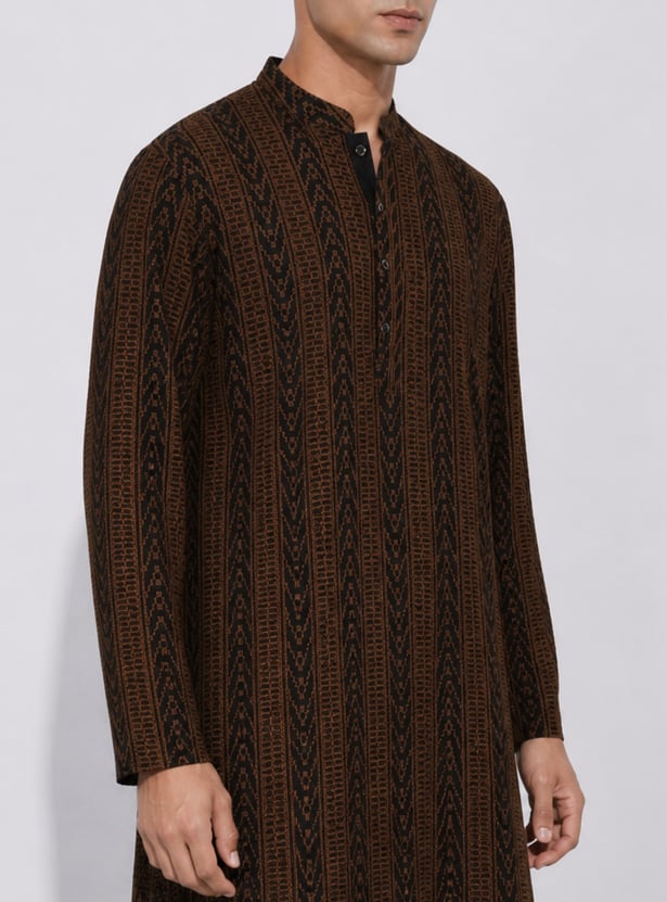 MELANGE Embroidered Knee Length Kurta
