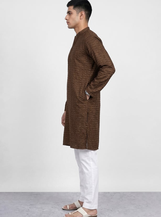 MELANGE Embroidered Short Kurta