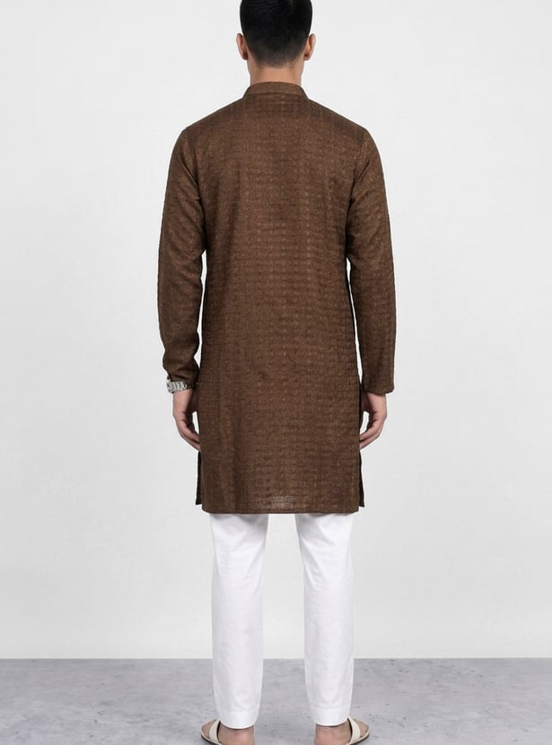 MELANGE Embroidered Short Kurta
