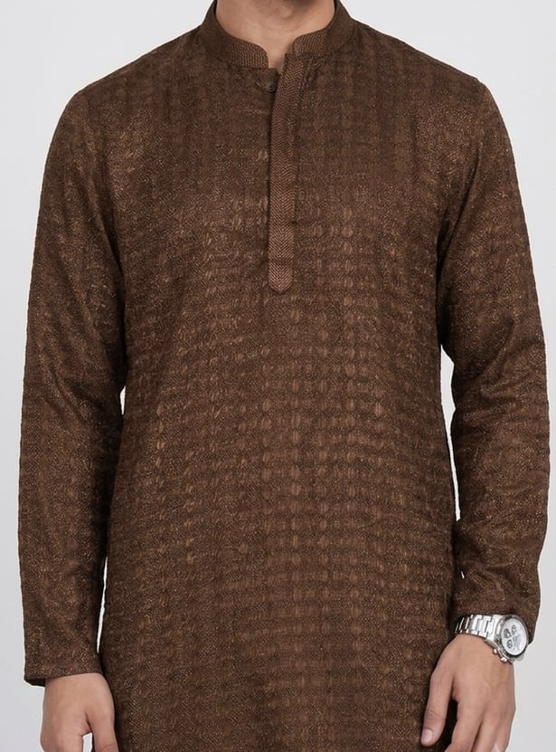 MELANGE Embroidered Short Kurta