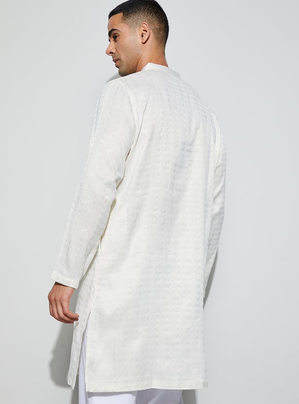 MELANGE Embroidered Short Kurta