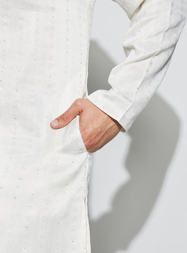 MELANGE Embroidered Short Kurta
