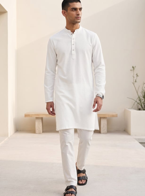 MELANGE Textured Kurta