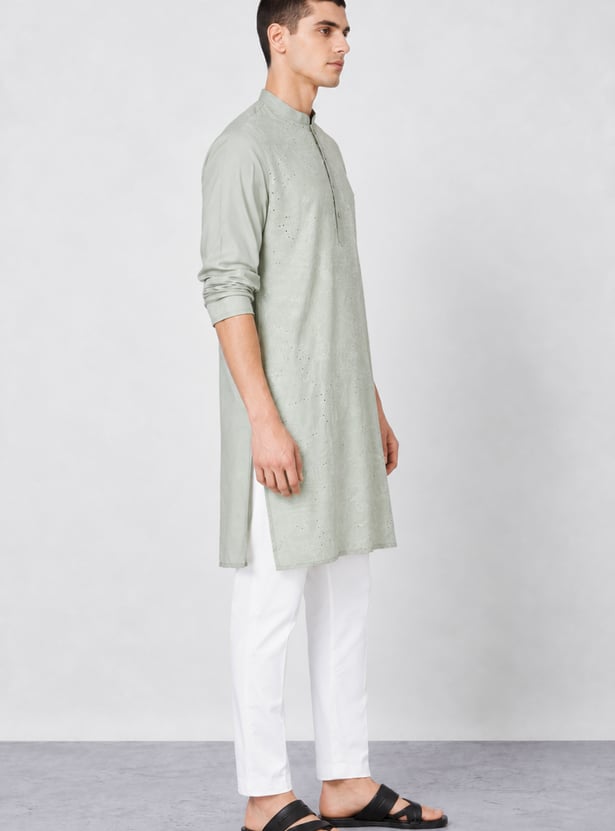 MELANGE Embellished Straight Kurta