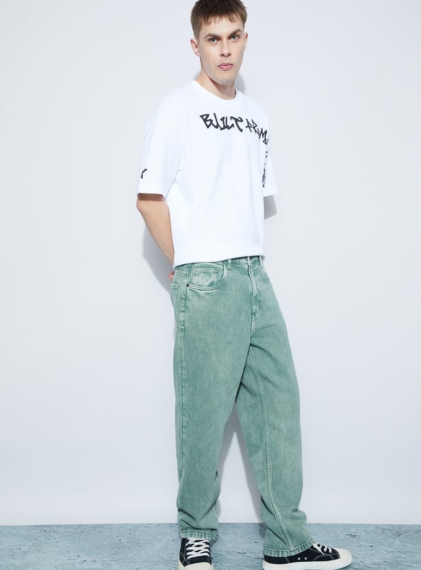 FORCA Washed Loose Fit Jeans