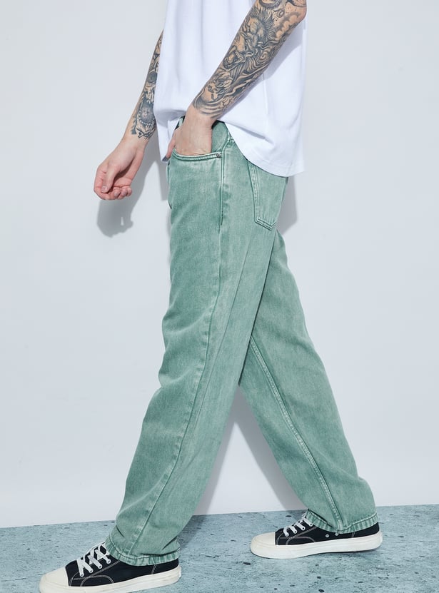 FORCA Washed Loose Fit Jeans