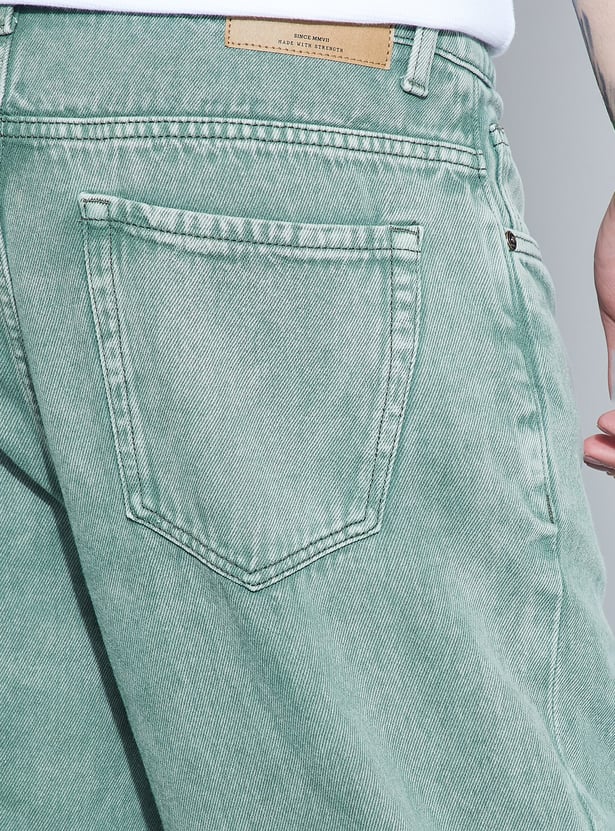 FORCA Washed Loose Fit Jeans