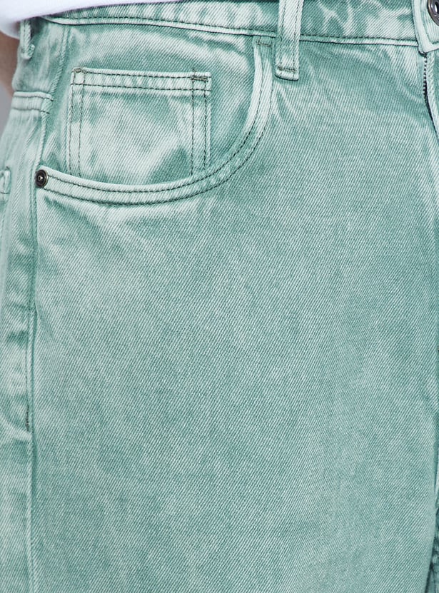 FORCA Washed Loose Fit Jeans