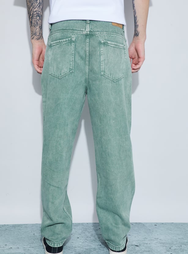 FORCA Washed Loose Fit Jeans
