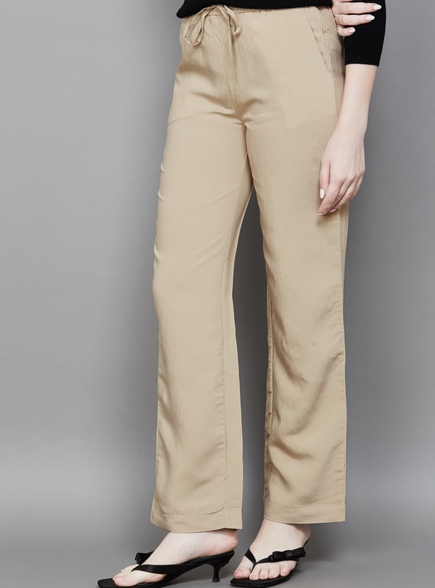 KRAUS Plain Mid-Rise Joggers