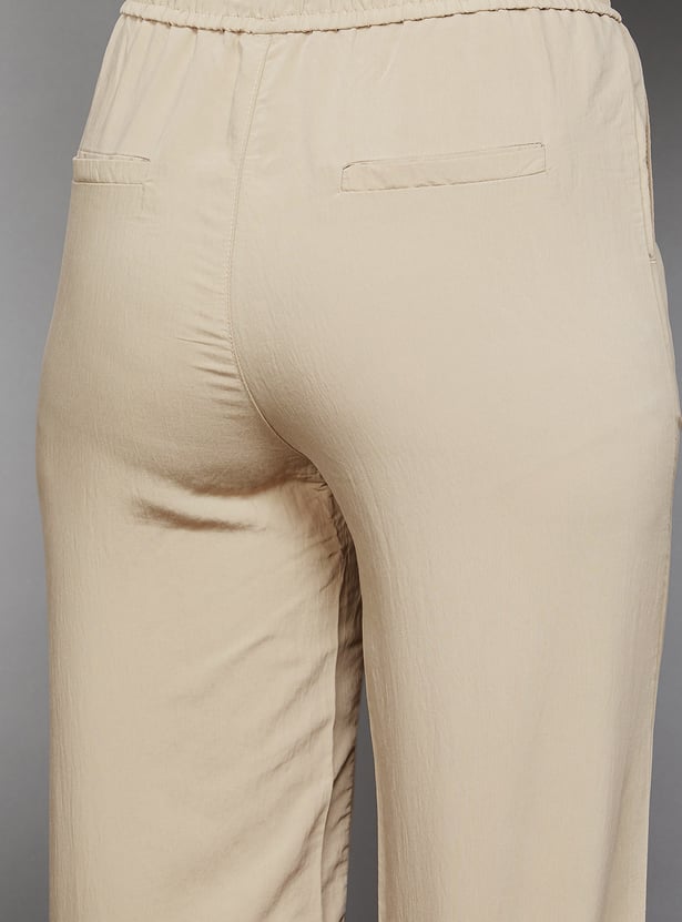 KRAUS Plain Mid-Rise Joggers