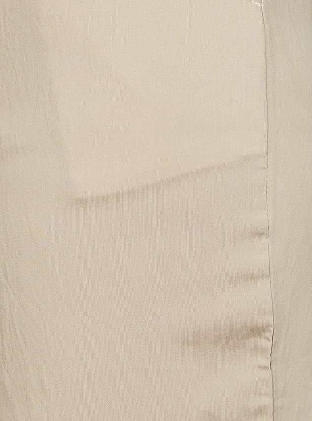 KRAUS Plain Mid-Rise Joggers