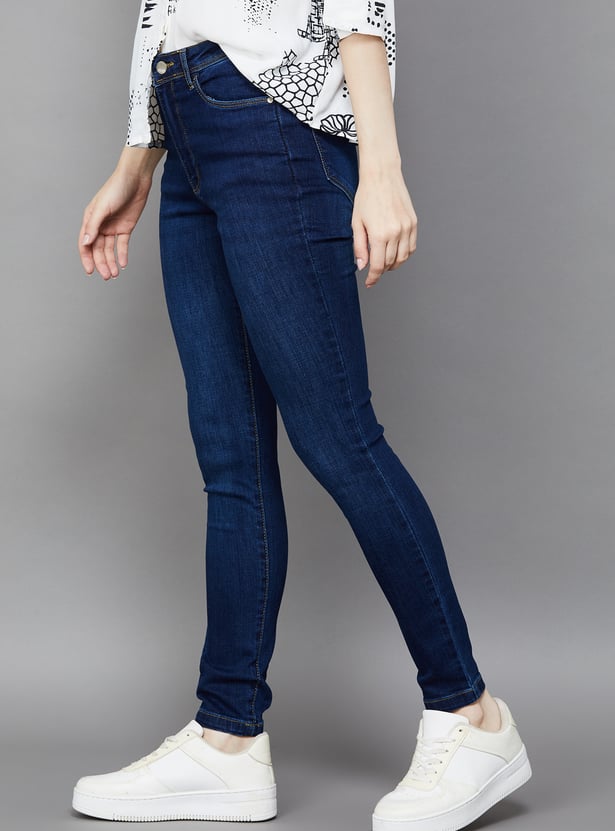KRAUS High-Rise Skinny Fit Jeans