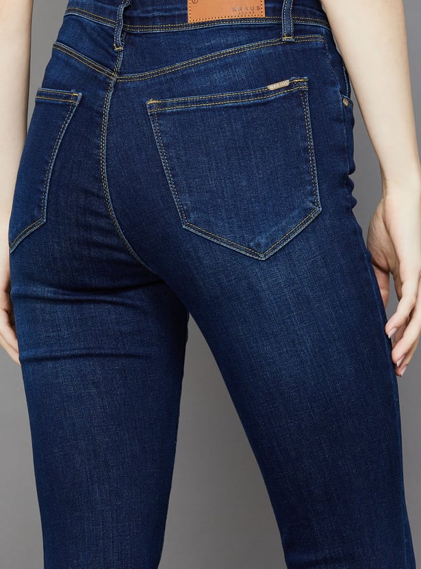 KRAUS High-Rise Skinny Fit Jeans