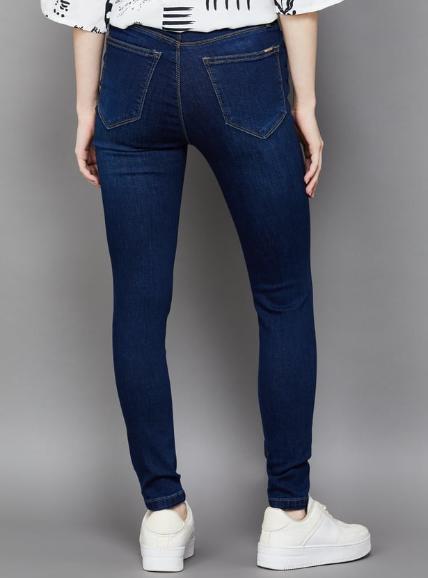KRAUS High-Rise Skinny Fit Jeans