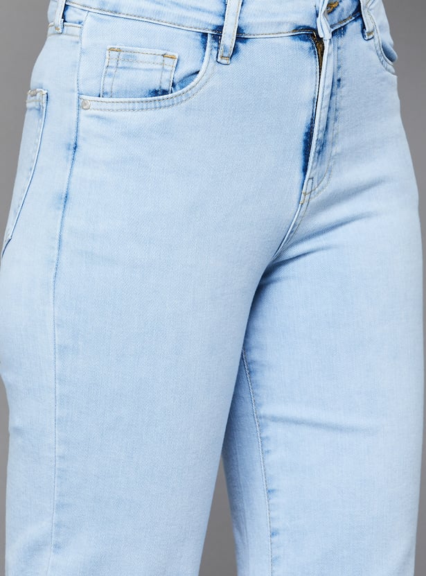 KRAUS Washed Straight Fit Jeans