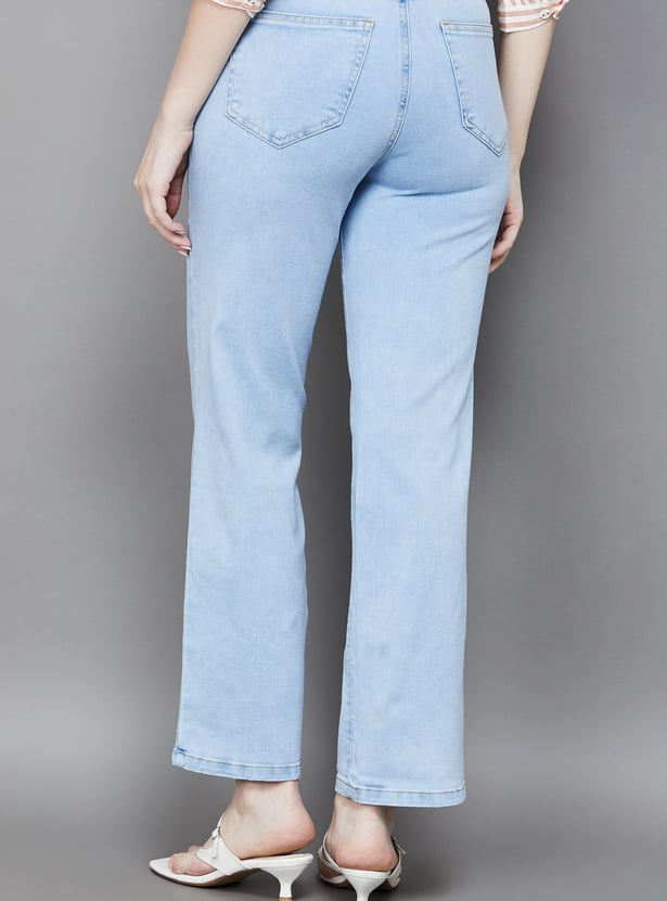 KRAUS Washed Straight Fit Jeans